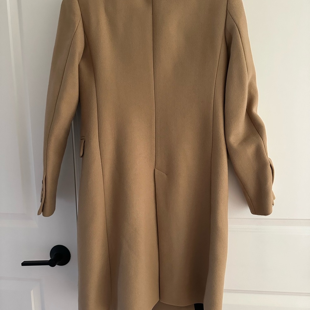 Zara wool blend camel trench coat, GUC, XS - Picture 3 of 6